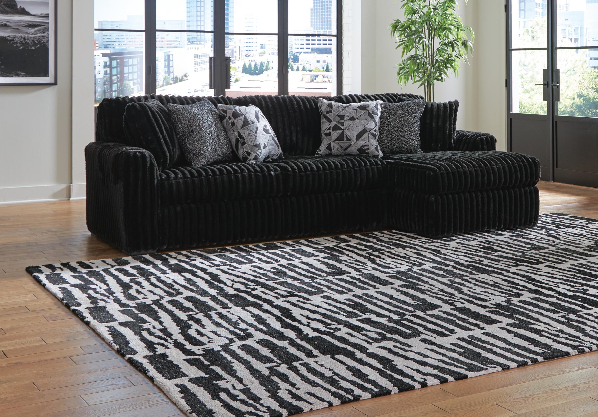 マチャット　ジレ Midnight-Madness 2-Piece Sectional Sofa with Chaise – Galleria