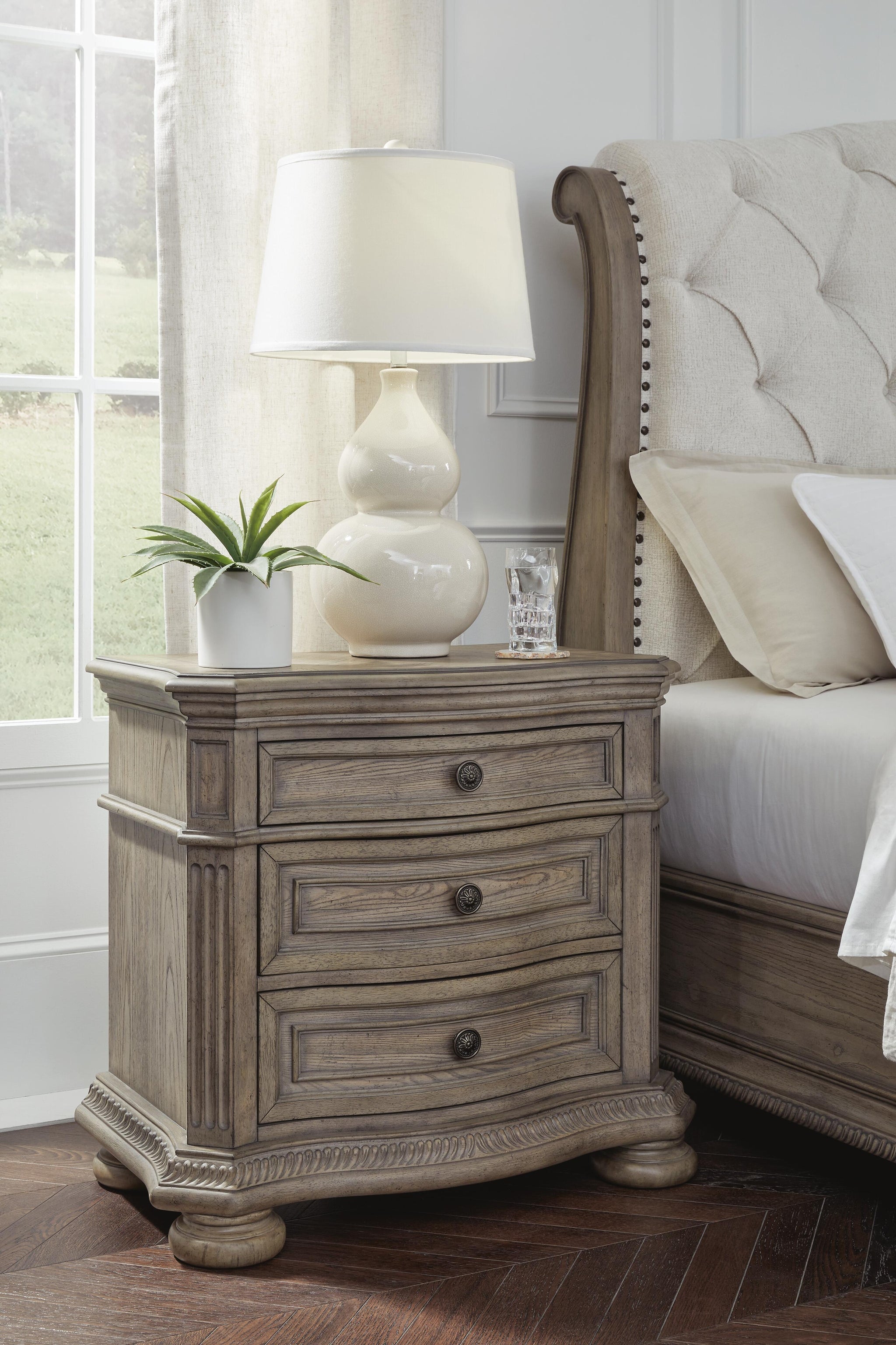 Ashley Express - Ardenfield Three Drawer Night Stand – Galleria