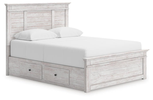 Makidern Queen Panel Storage Bed