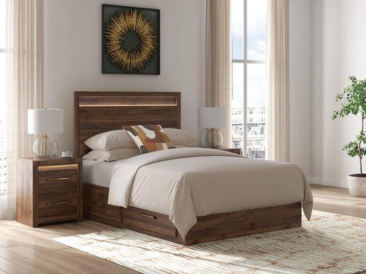Janfyn Full Panel Bed with 2 Sided Storage