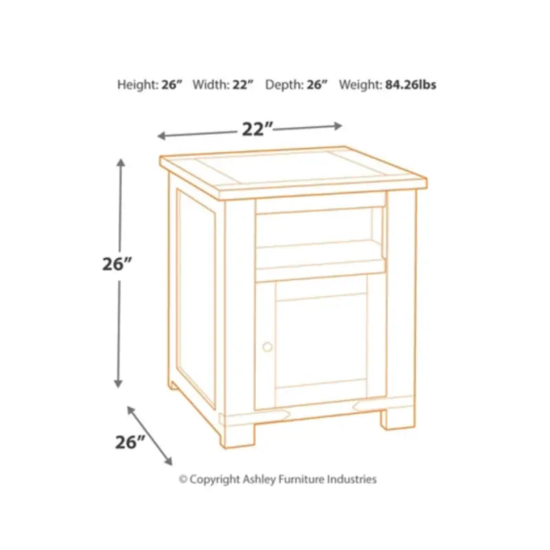 Budmore Rectangular End Table