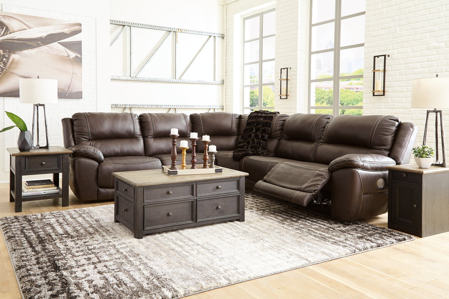 Ballinasloe 3-Piece Sectional with Chaise