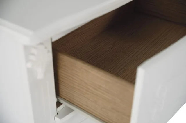 Exquisite White Youth Nightstand