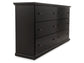 Maribel 6 Drawer Dresser - -