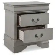 Kordasky Gray Nightstand