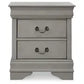 Kordasky Gray Nightstand