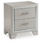 Lonnix Two Drawer Night Stand