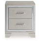 Lonnix Two Drawer Night Stand