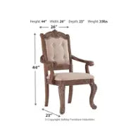 Charmond Upholstered Arm Chair (Set of Two)