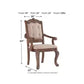 Charmond Upholstered Arm Chair (Set of Two)