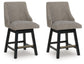 Ashley Express - Neymorton UPH Swivel Barstool (2/CN)