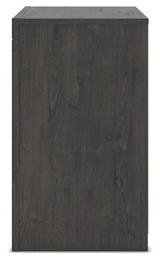 Fraluna Queen Panel Bed with Mirrored Dresser, Chest and Nightstand