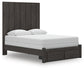 Fraluna Queen Panel Storage Bed with Mirrored Dresser and Nightstand