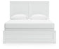 Bostwick Shoals Queen Panel Bed with Mirrored Dresser