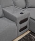Modmax II 7-Piece Power Reclining Sectional with Audio Consoles