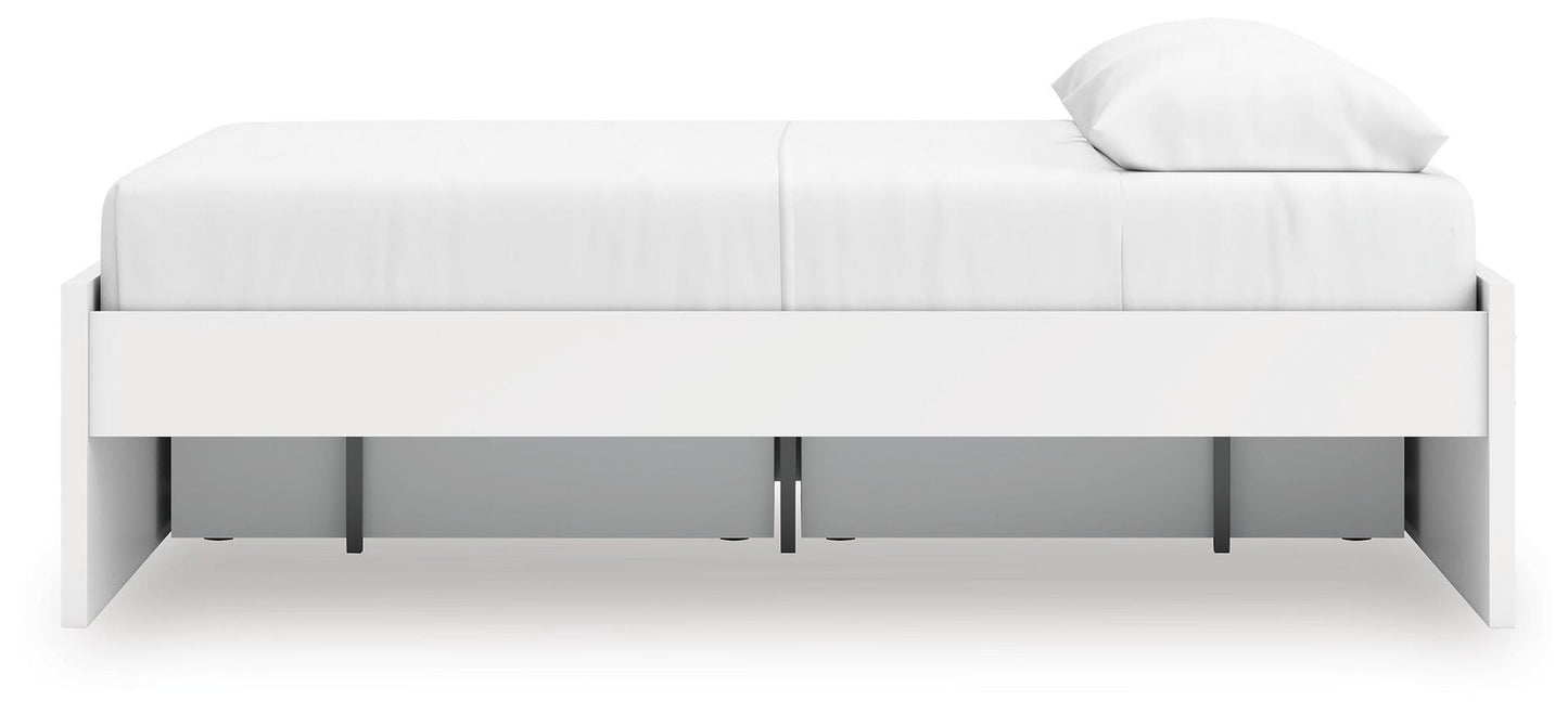 Ashley Express - Onita Queen Platform Bed with 1 Side Storage