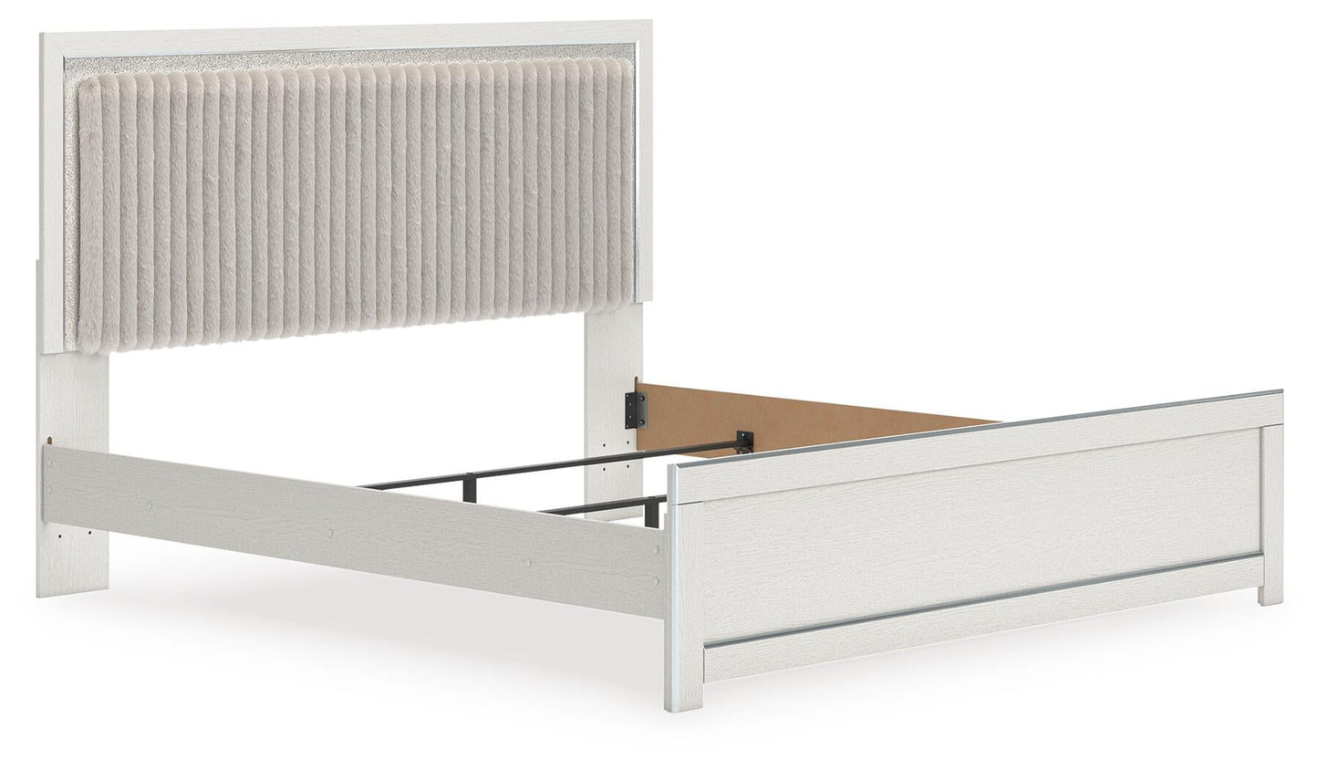 Zuraleus King Upholstered Panel Bed
