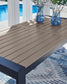 East Beach RECT Dining Table w/UMB OPT