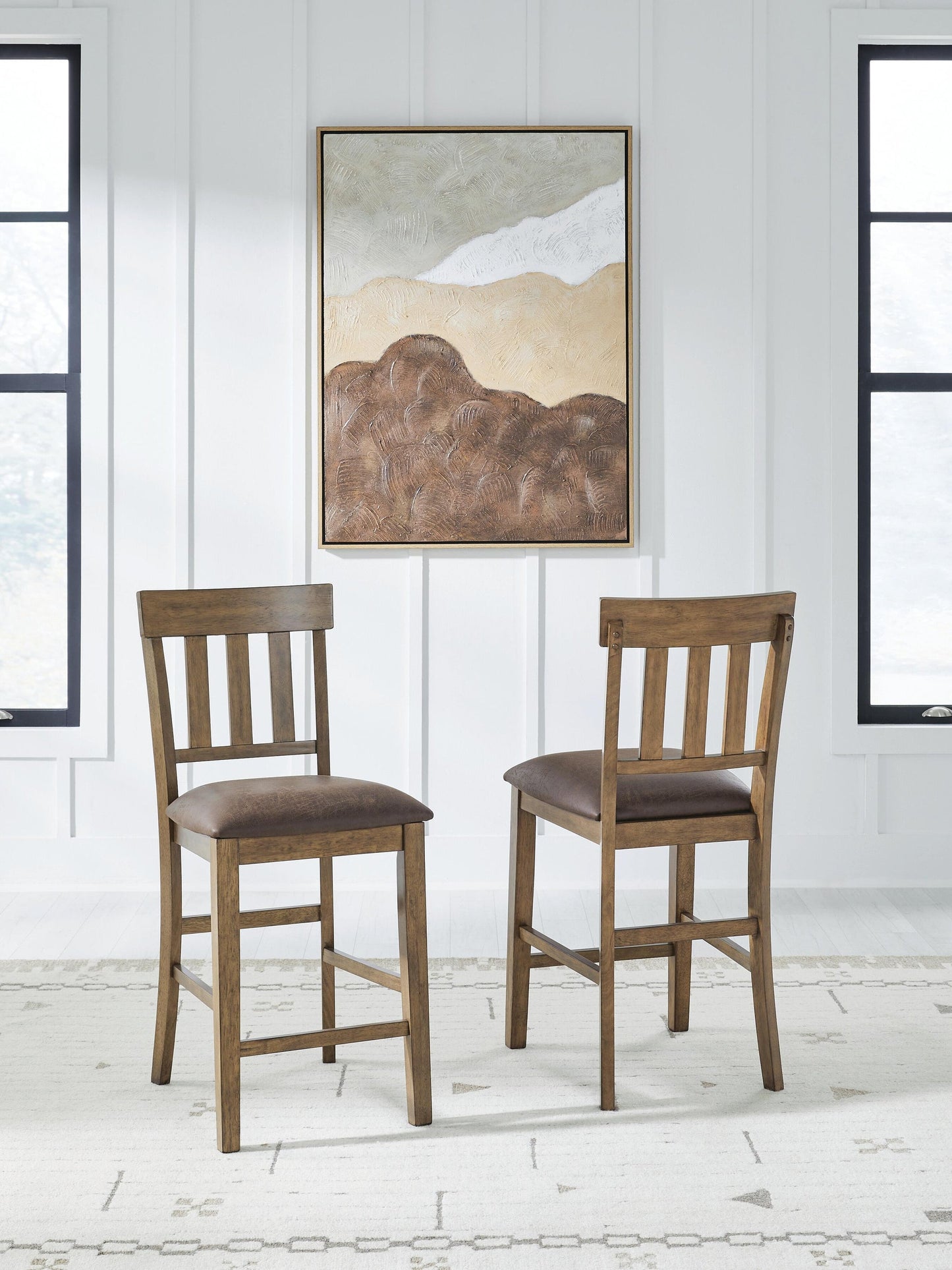 Ashley Express - Urbinforte Upholstered Barstool (2/CN)