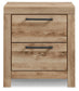 Hyanna King Panel Bed, Dresser, Mirror and Nightstand