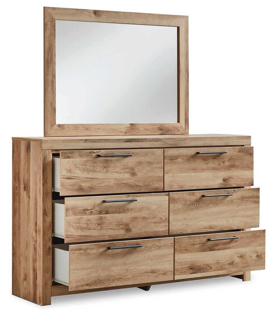 Hyanna Queen Panel Bed, Dresser, Mirror, Chest and Nightstand