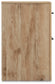 Hyanna Full Panel Bed with 2 Side Storage, Dresser, Mirror and Nightstand
