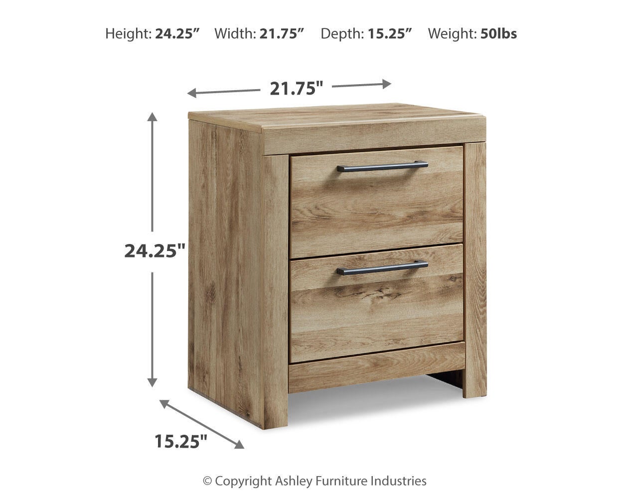 Hyanna Twin Panel Headboard, Dresser, Mirror and Nightstand