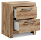 Hyanna Queen Panel Storage Bed with 2 Under Bed Storage Drawer, Dresser, Mirror, Chest and Nightstand
