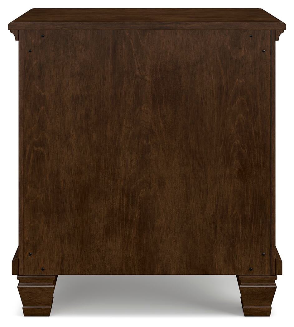 Danabrin Twin Panel Bed with Mirrored Dresser and Nightstand
