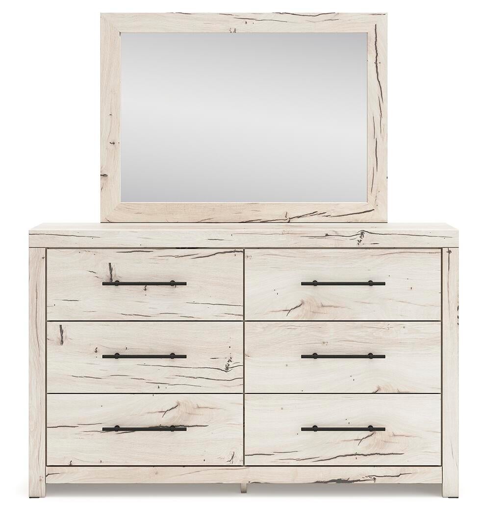 Lawroy Queen Panel Storage Bed, Dresser and Mirror