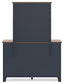 Landocken Twin Panel Bed, Dresser, Mirror, Chest and Nightstand
