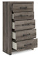 Graystorm Full Panel Storage Bed, Dresser, Mirror, Chest and Nightstand