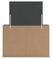 Fraluna Queen Panel Storage Bed, Dresser, Mirror and Nightstand