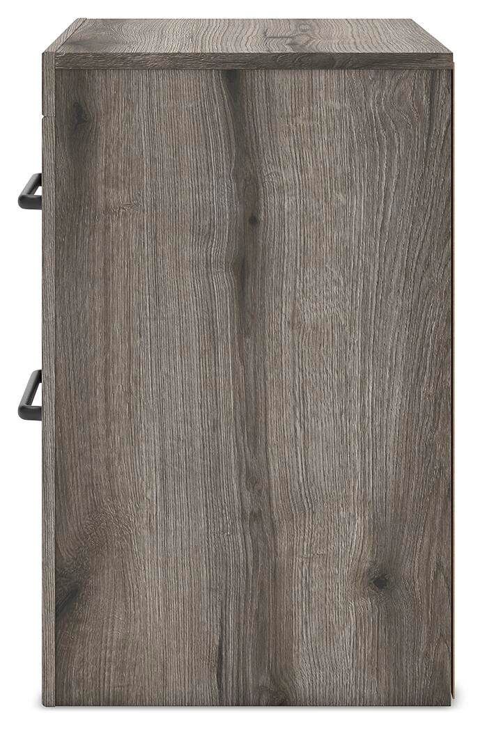 Graystorm Queen Panel Bed, Dresser, Mirror, Chest and Nightstand