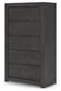 Fraluna King Panel Storage Bed, Dresser, Mirror, Chest and Nightstand