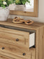 Aleaport Queen Panel Bed with Mirrored Dresser and Nightstand