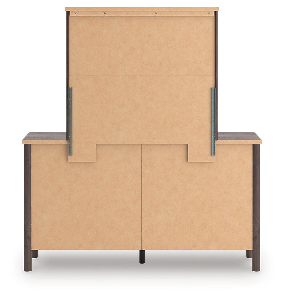 Pamytta Full Panel Bed, Dresser and Mirror