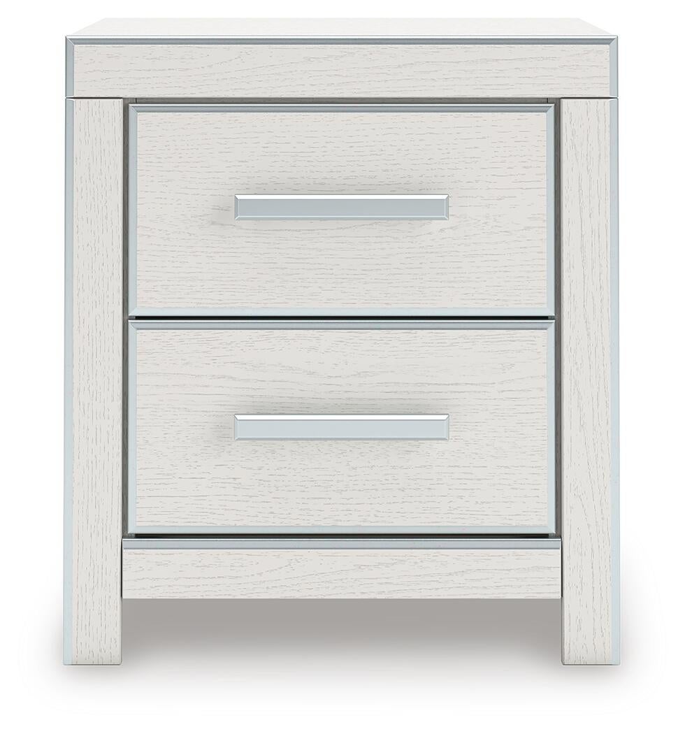 Zuraleus King Upholstered Panel Bed, Dresser, Mirror, Chest and Nightstand