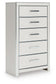 Zuraleus King Upholstered Panel Platform Storage Bed, Dresser, Mirror, Chest and Nightstand