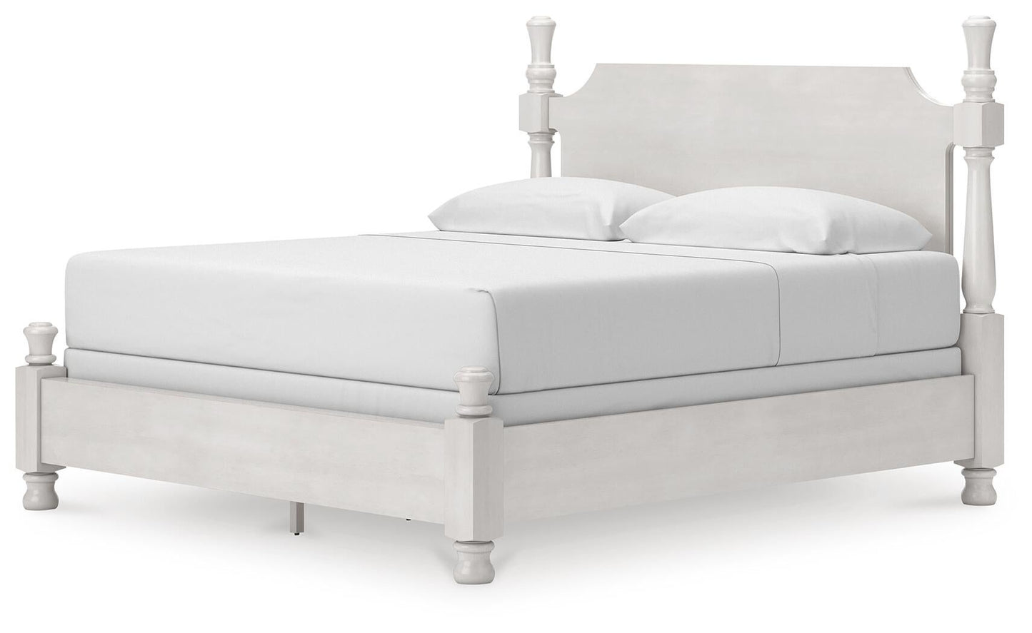 Rowlenstown King Poster Bed, Dresser, Mirror and Nightstand