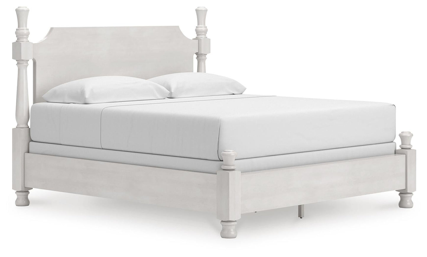 Rowlenstown King Poster Bed, Dresser, Mirror and Nightstand