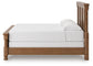 Rowlenstown California King Poster Bed with Mirrored Dresser