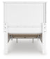 Fortman Twin Panel Storage Bed, Dresser and Mirror