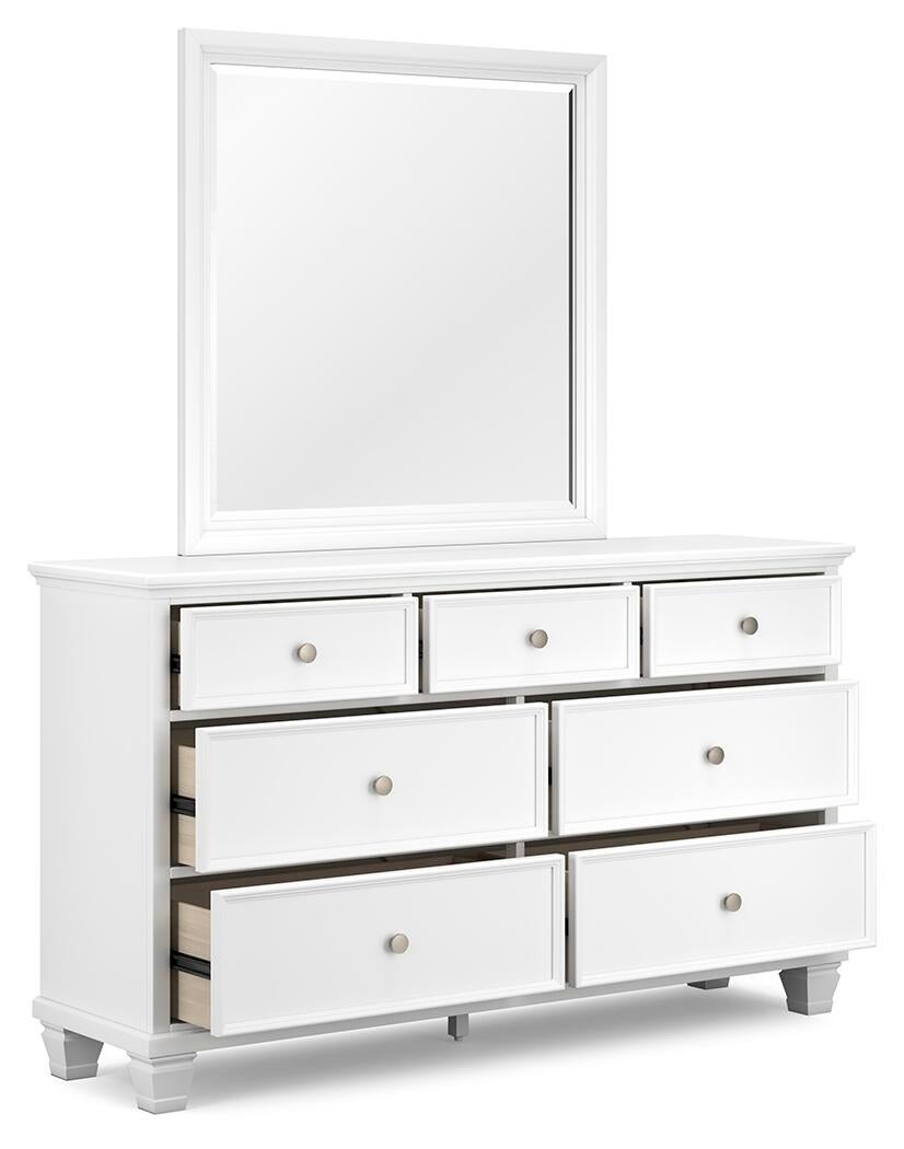 Fortman Full Panel Storage Bed, Dresser, Mirror and Nightstand
