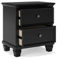 Lanolee Twin Panel Storage Bed, Dresser, Mirror and Nightstand