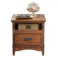 Cross Island Rectangular End Table