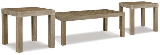 Ashley Express - Silo Point Outdoor Coffee Table with 2 End Tables